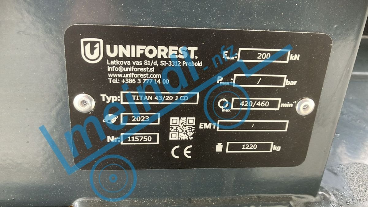 Sägeautomat & Spaltautomat des Typs Uniforest Titan 43/20J, Neumaschine in Eferding (Bild 8)