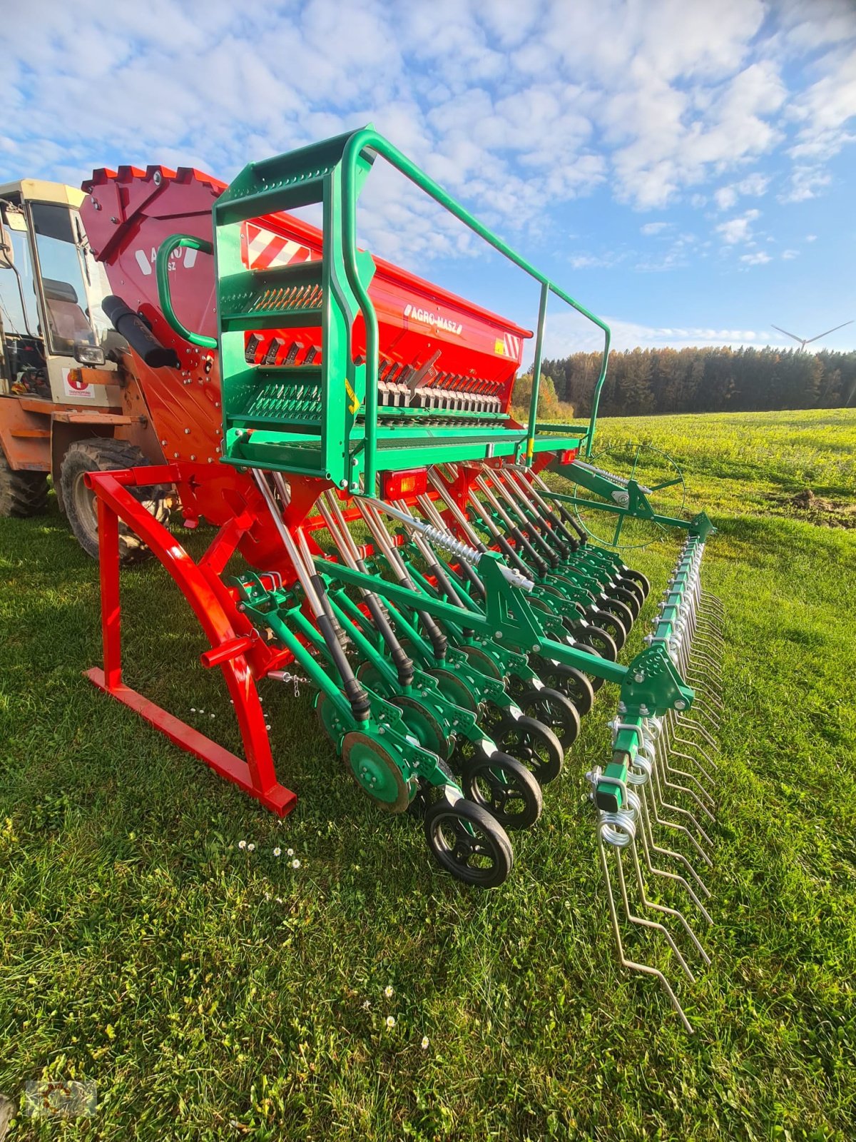 Sämaschine des Typs Agro-Masz SN 300 Doppelscheibenscharen AM+ Kontroller Drillmaschine, Gebrauchtmaschine in Tiefenbach (Bild 4)