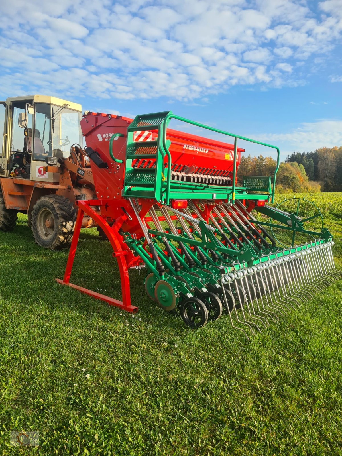 Sämaschine типа Agro-Masz SN 300 Doppelscheibenscharen AM+ Kontroller Drillmaschine, Gebrauchtmaschine в Tiefenbach (Фотография 2)