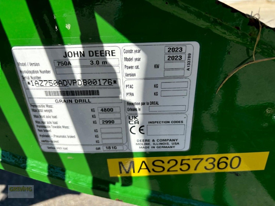 Sämaschine tip John Deere 750A Direktsaat, Gebrauchtmaschine in Ahaus (Poză 29)