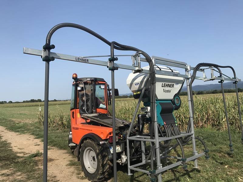 Sämaschine del tipo Lehner Vento II für Grasuntersaat im Mais, Gebrauchtmaschine en Schutterzell (Imagen 3)