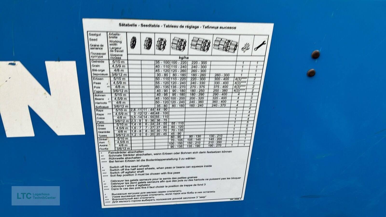 Sämaschine Türe ait Lemken Solitair 9 300-DS 125 Zirkon 8 300, Gebrauchtmaschine içinde Redlham (resim 13)