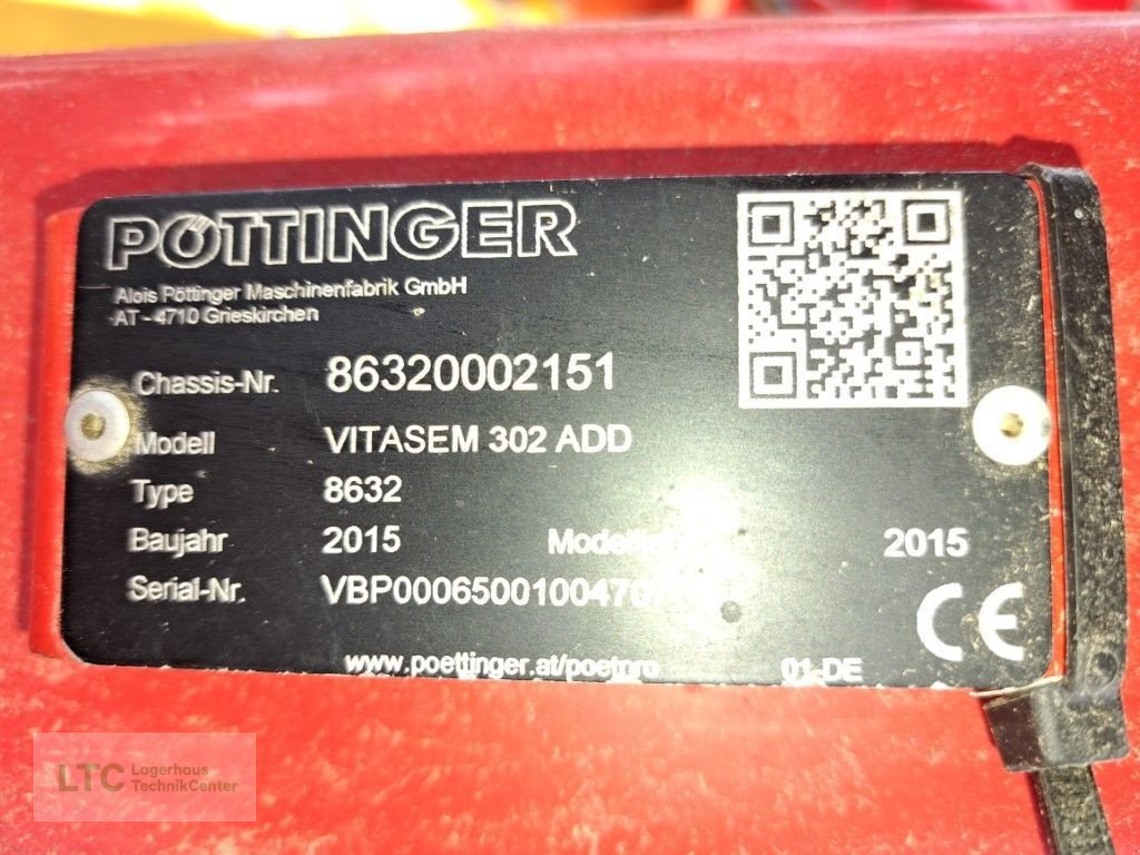 Sämaschine Türe ait Pöttinger Lion 3002 + Vitasem 302 ADD, Gebrauchtmaschine içinde Redlham (resim 12)