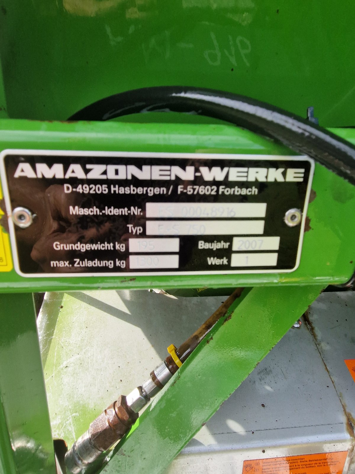 Sandstreuer & Salzstreuer tipa Amazone Amazone E+S 750, Gebrauchtmaschine u Allershausen (Slika 5)