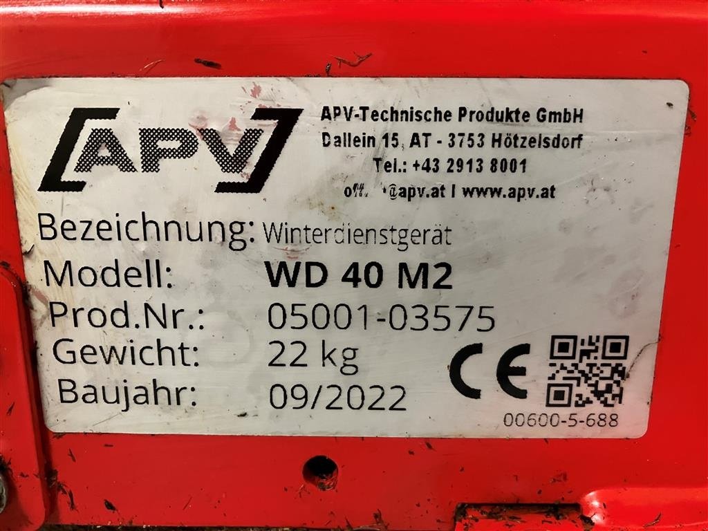 Sandstreuer & Salzstreuer del tipo APV WD 40 M2 Saltspreder., Gebrauchtmaschine en Spøttrup (Imagen 4)