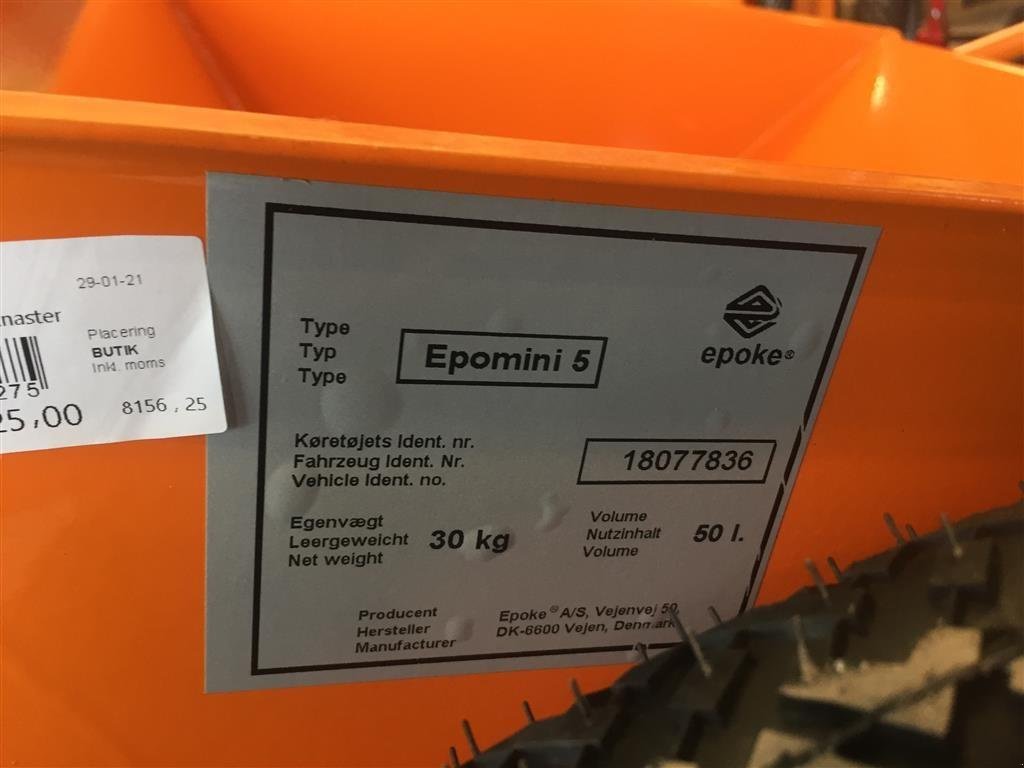 Sandstreuer & Salzstreuer typu Epoke Epomini 5, Gebrauchtmaschine w Roskilde (Zdjęcie 4)