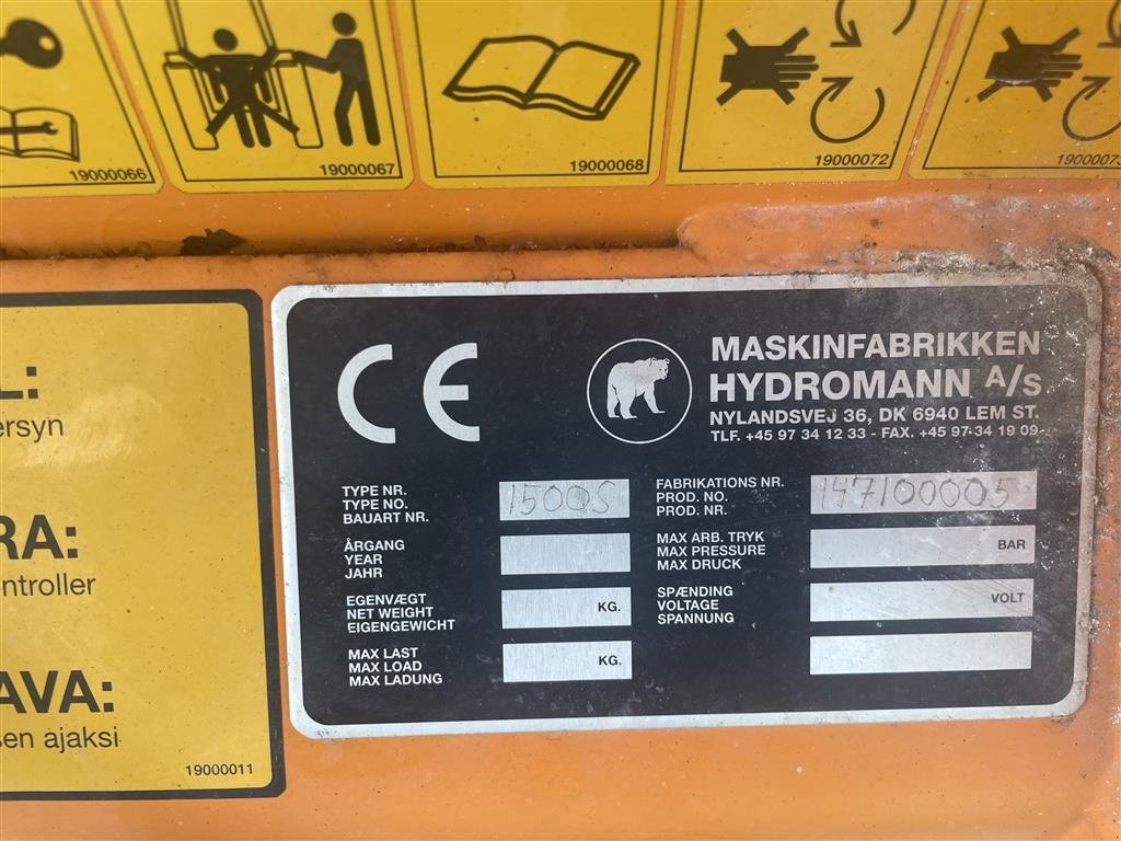 Sandstreuer & Salzstreuer Türe ait Hydromann 1500 HS Valseudlægger, Gebrauchtmaschine içinde Holstebro (resim 4)