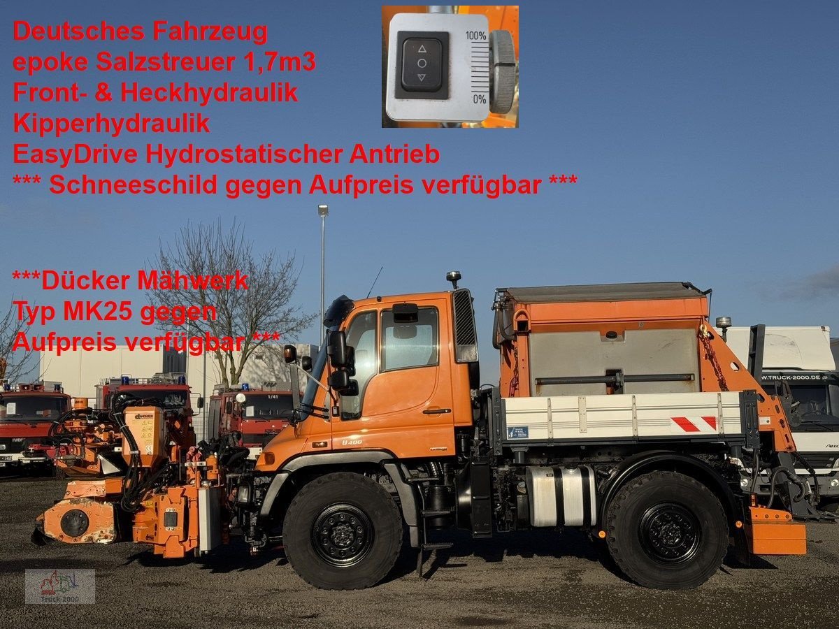 Sandstreuer & Salzstreuer типа Mercedes-Benz Unimog U 400, Gebrauchtmaschine в Sottrum (Фотография 1)