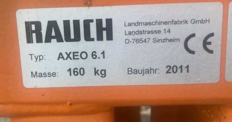 Sandstreuer & Salzstreuer du type Rauch AXEO 6.1, Gebrauchtmaschine en Neureichenau (Photo 8)