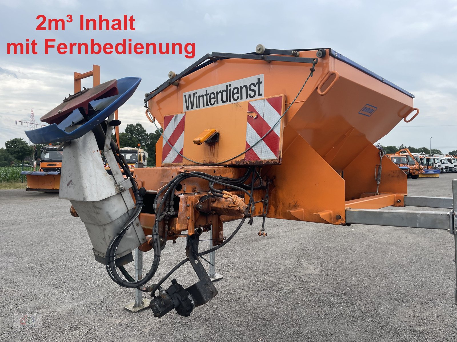 Sandstreuer & Salzstreuer des Typs Schmidt Schmidt Unimog/JCB/ FastTrac Winterdienst Streuer 2m³+FB, Gebrauchtmaschine in Sottrum (Bild 1)