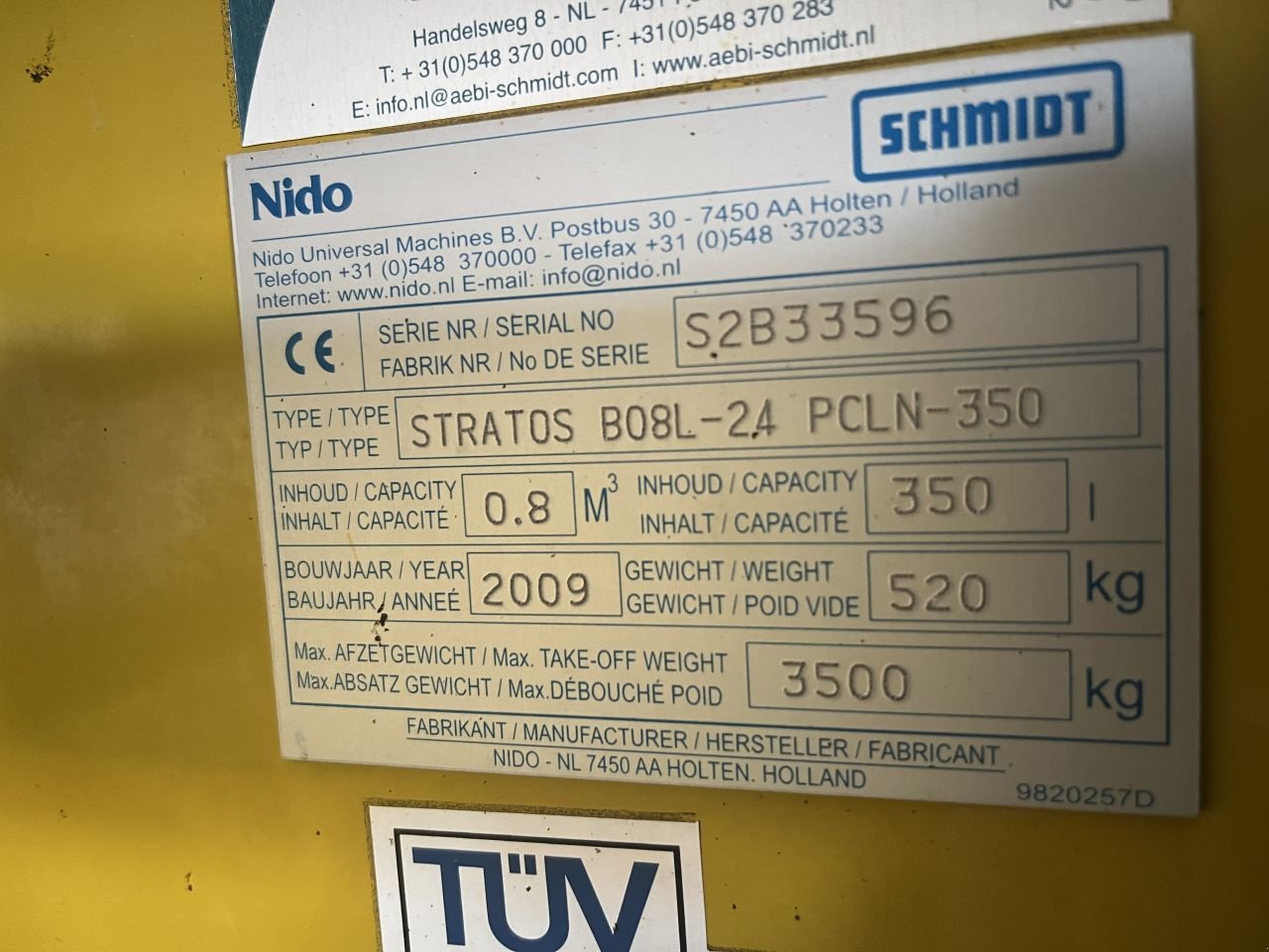 Sandstreuer & Salzstreuer Türe ait Sonstige Nido Stratos B08L-24 PCLN350, Gebrauchtmaschine içinde Ferwert (resim 7)