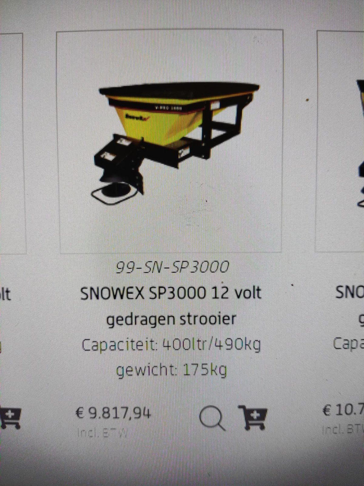 Sandstreuer & Salzstreuer typu Sonstige SNOWEX SNOWEX SP3000, Gebrauchtmaschine w Klarenbeek (Zdjęcie 5)