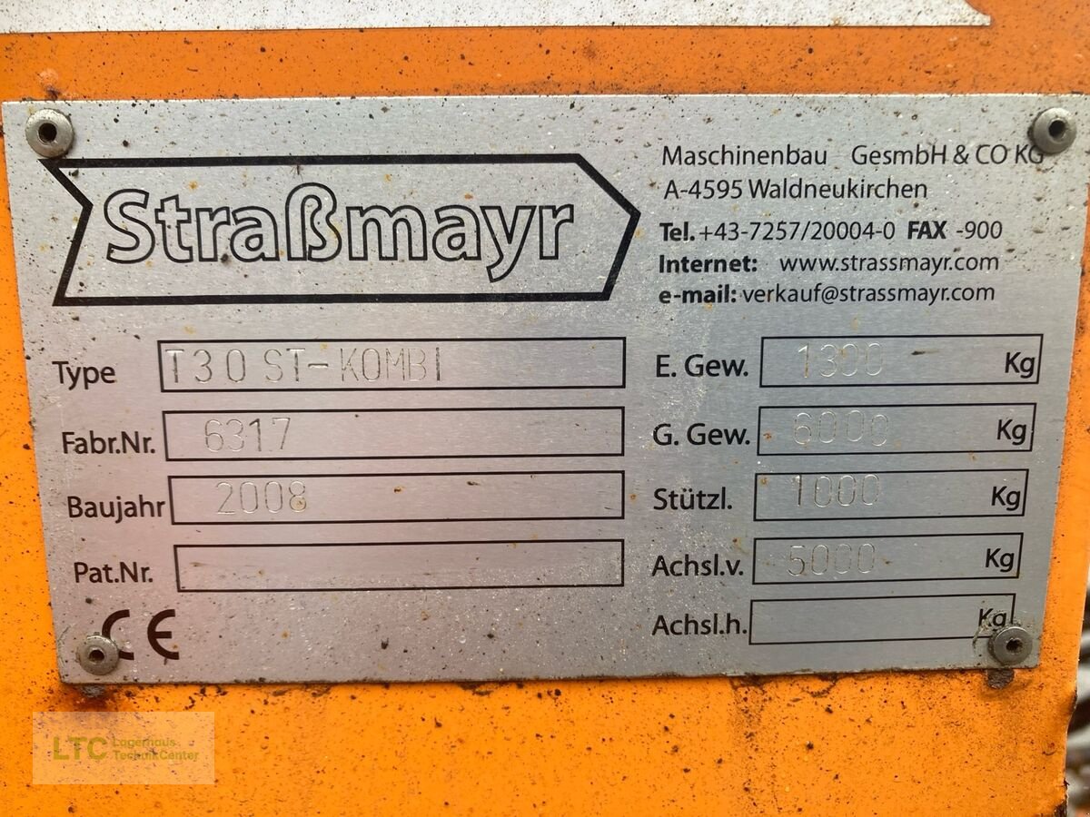 Sandstreuer & Salzstreuer Türe ait Sonstige Straßmayr T30 ST Kombi, Gebrauchtmaschine içinde Redlham (resim 12)