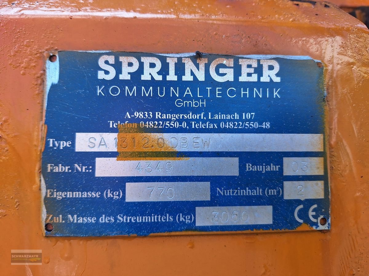 Sandstreuer & Salzstreuer typu Springer SA 1312 DB, Neumaschine w Gampern (Zdjęcie 22)