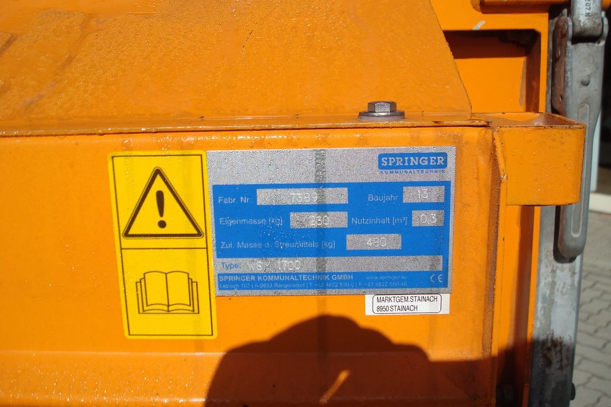 Sandstreuer & Salzstreuer van het type Springer WSM 1700 Streuautomat, Gebrauchtmaschine in Judenburg (Foto 3)