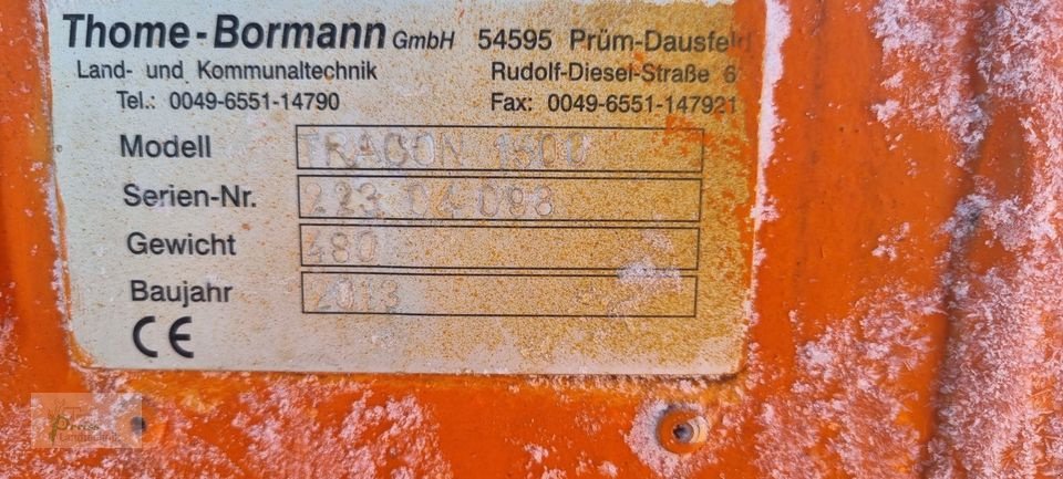 Sandstreuer & Salzstreuer tip Thome-Bormann Tracon 1500, Gebrauchtmaschine in Bad Kötzting (Poză 3)