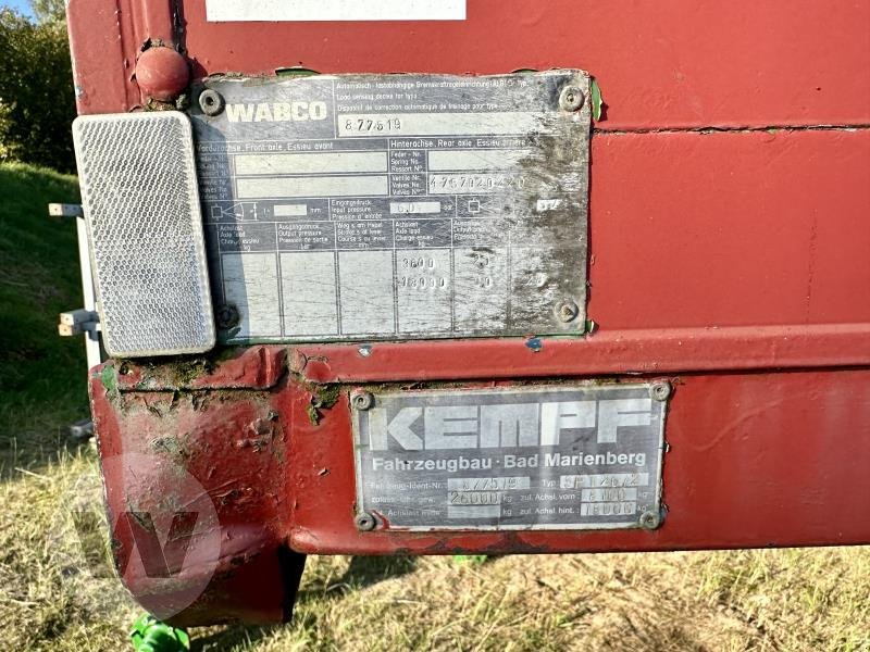 Sattelauflieger tip Kempf TIEFLADER, Gebrauchtmaschine in Dedelow (Poză 8)