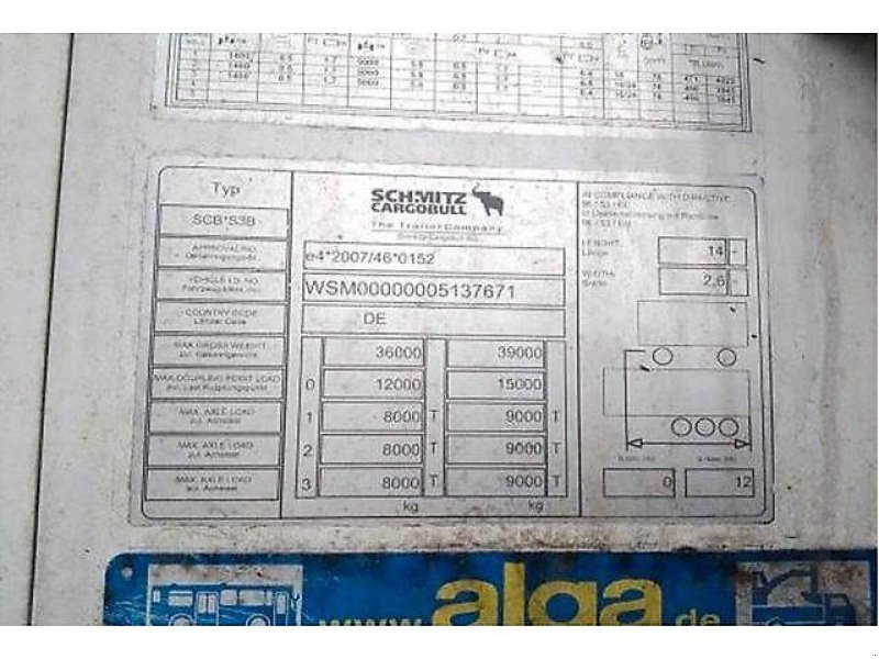 Sattelauflieger του τύπου Schmitz Cargobull Kühlkoffer SCB S3B, Gebrauchtmaschine σε Altenstadt (Φωτογραφία 4)