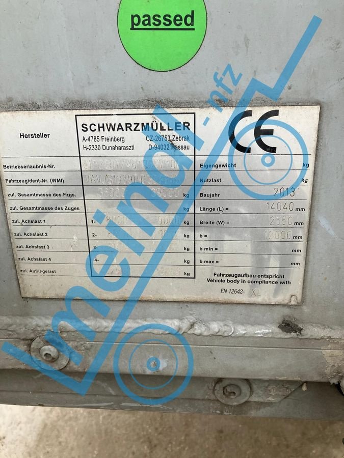 Sattelauflieger van het type Schwarzmüller Schubboden Auflieger, Gebrauchtmaschine in Eferding (Foto 15)