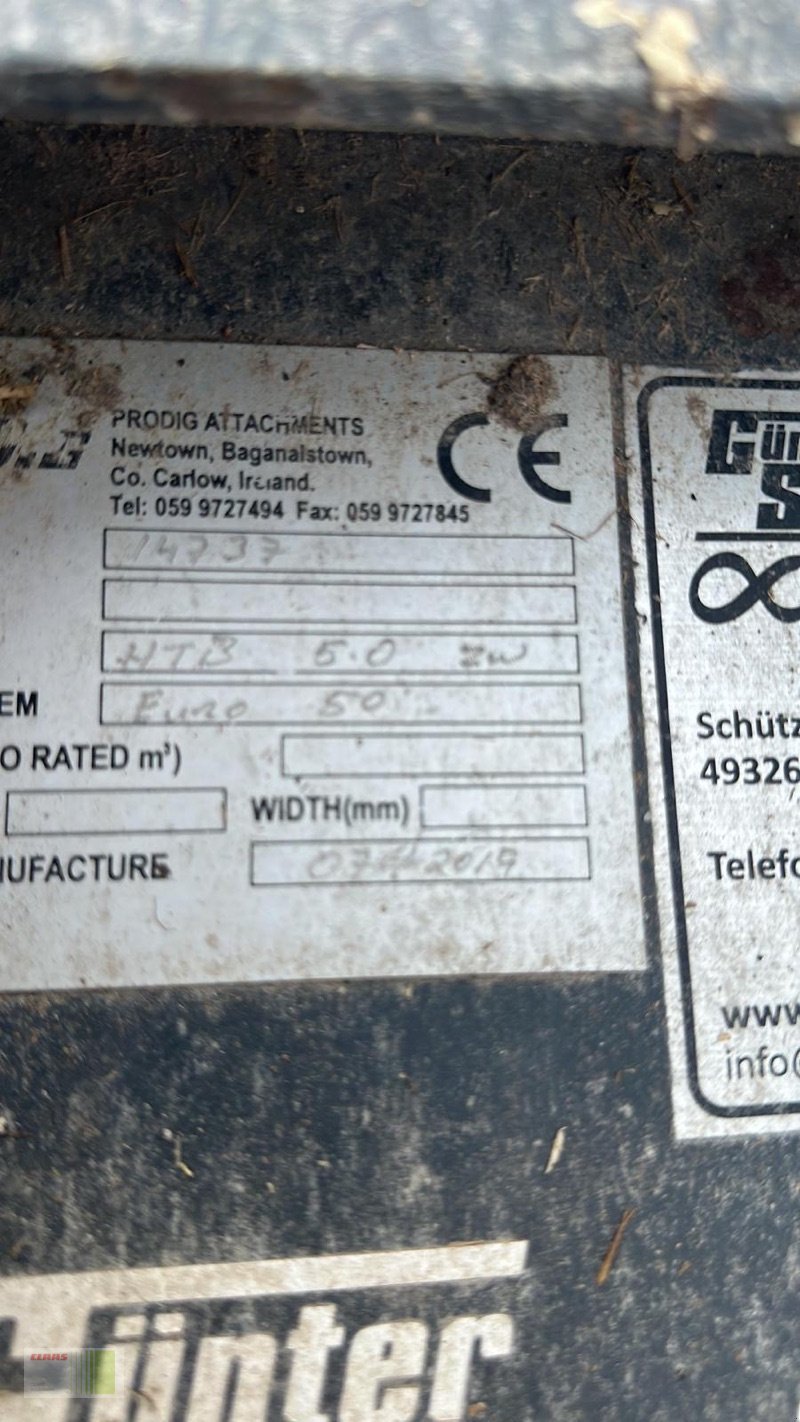 Schaufel Türe ait Schmihing HTB 50, Gebrauchtmaschine içinde Alveslohe (resim 3)