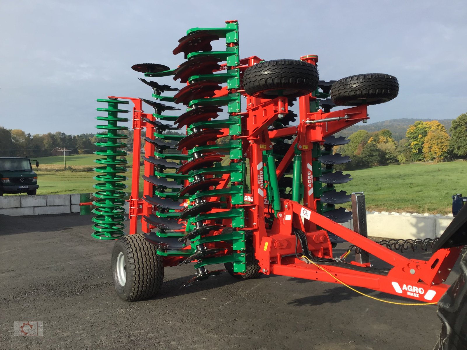 Scheibenegge typu Agro-Masz BTC50H gezogen Druckluftbremse 560er Scheiben, Neumaschine v Tiefenbach (Obrázek 10)