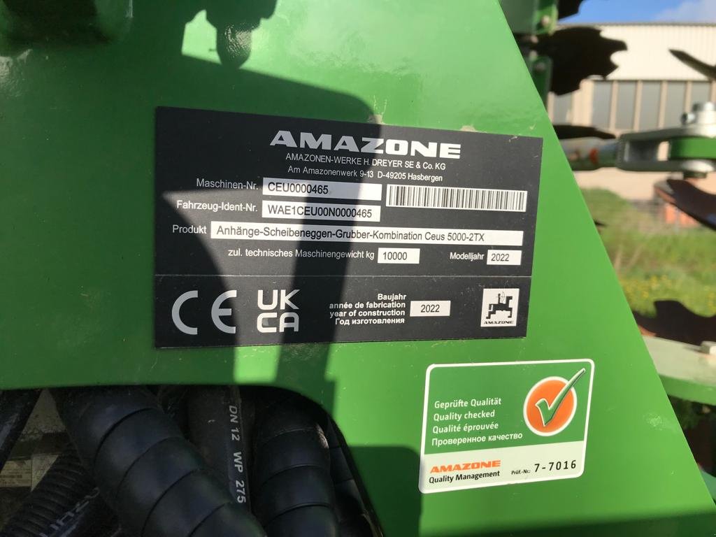 Scheibenegge от тип Amazone Ceus 5000-2TX, Vorführmaschine в Werther (Снимка 6)