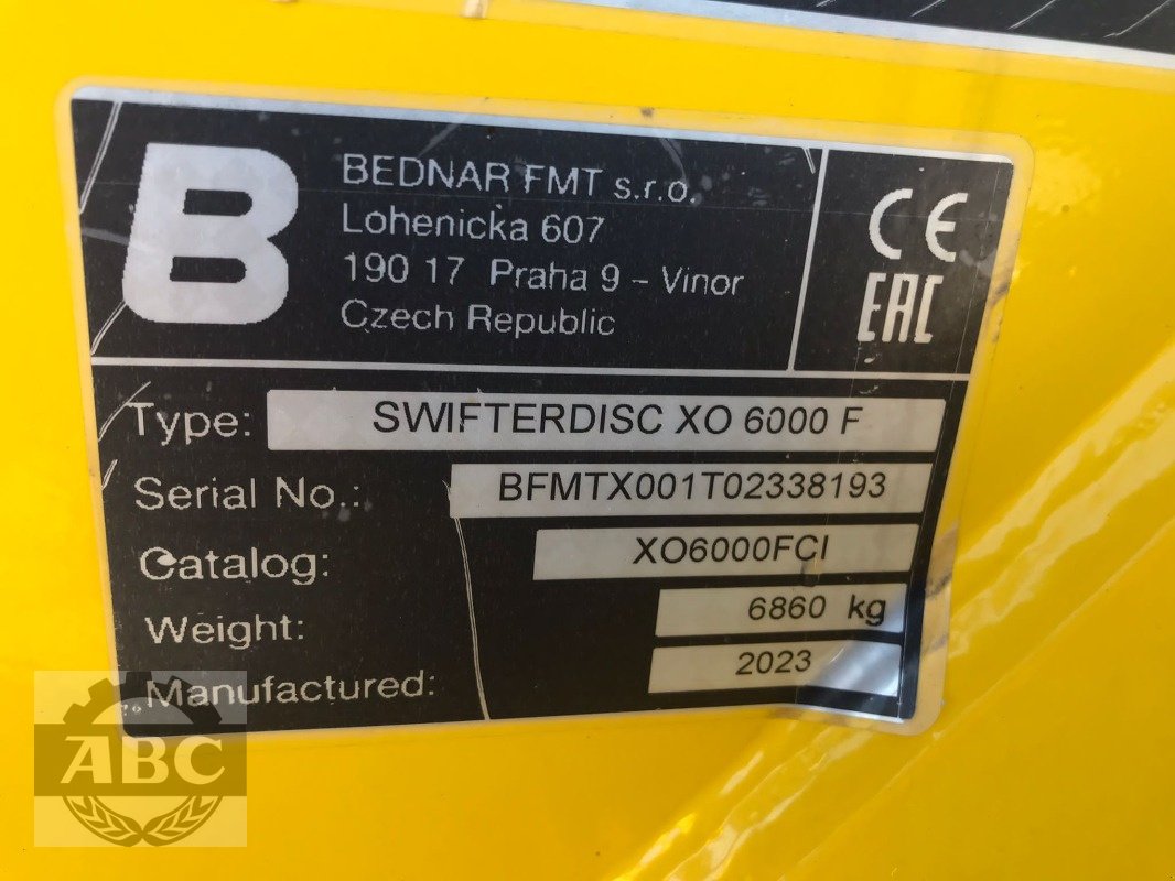 Scheibenegge του τύπου Bednar SWIFTERDISC XO 6000 F, Neumaschine σε Langenstein (Φωτογραφία 6)