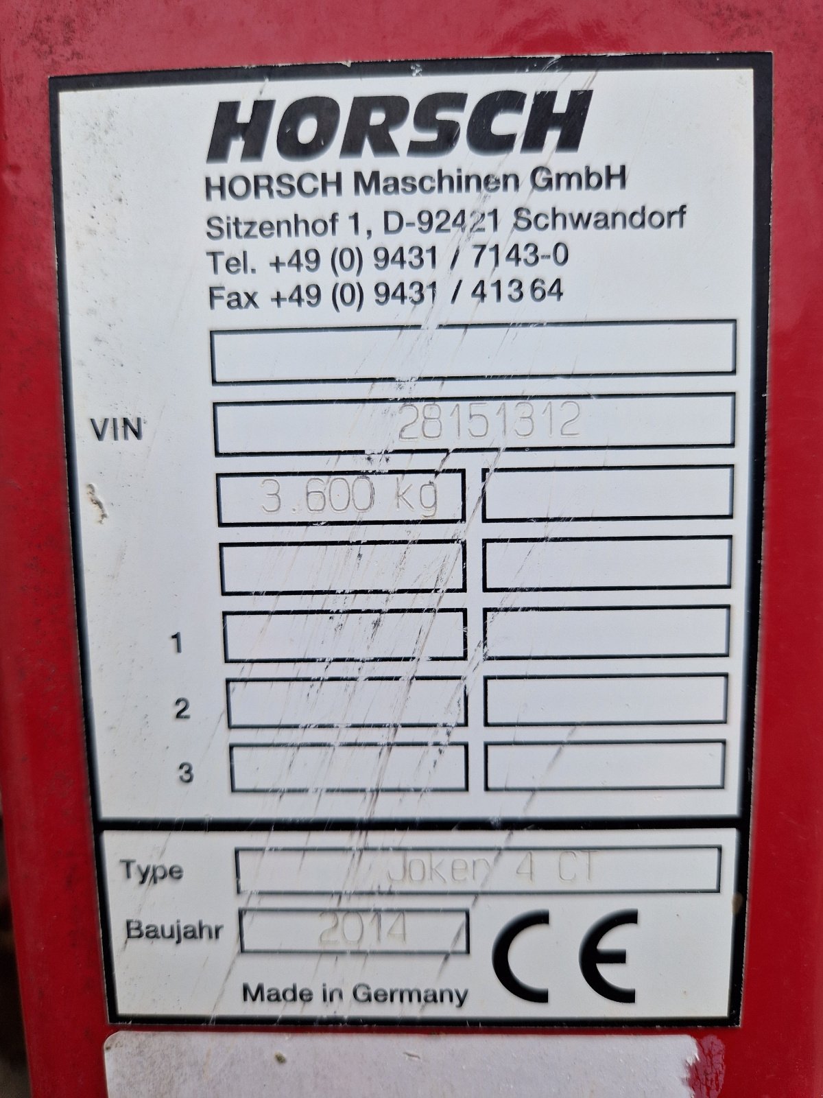 Scheibenegge типа Horsch Joker 4 CT, Gebrauchtmaschine в Bad Sobernheim (Фотография 5)