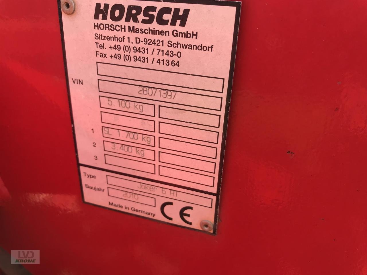 Scheibenegge typu Horsch Joker 6 RT, Gebrauchtmaschine v Alt-Mölln (Obrázok 13)