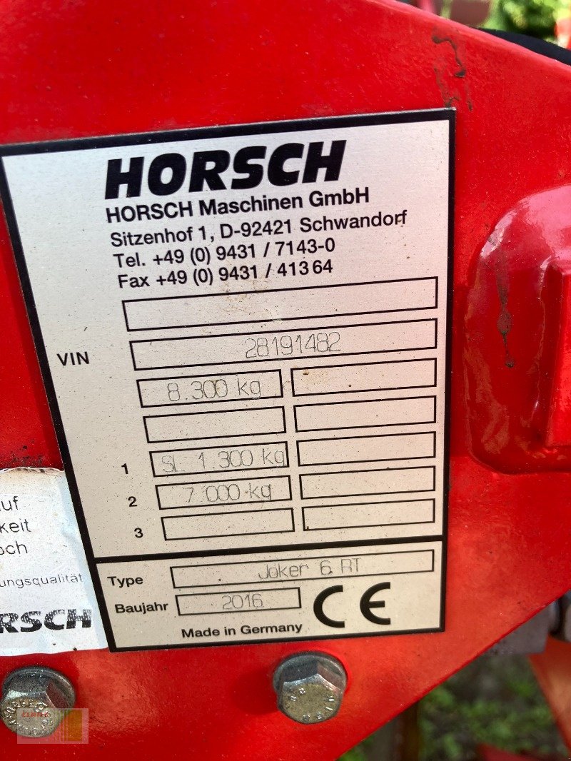 Scheibenegge du type Horsch Joker 6 RT, Gebrauchtmaschine en Weddingstedt (Photo 10)