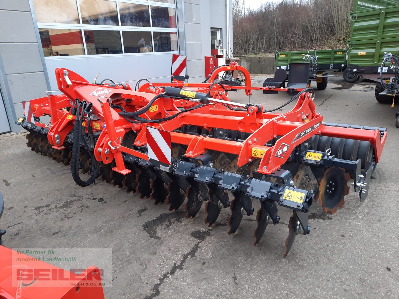 Scheibenegge van het type Kuhn Optimer L 500 R T-Liner, Gebrauchtmaschine in Ansbach (Foto 3)