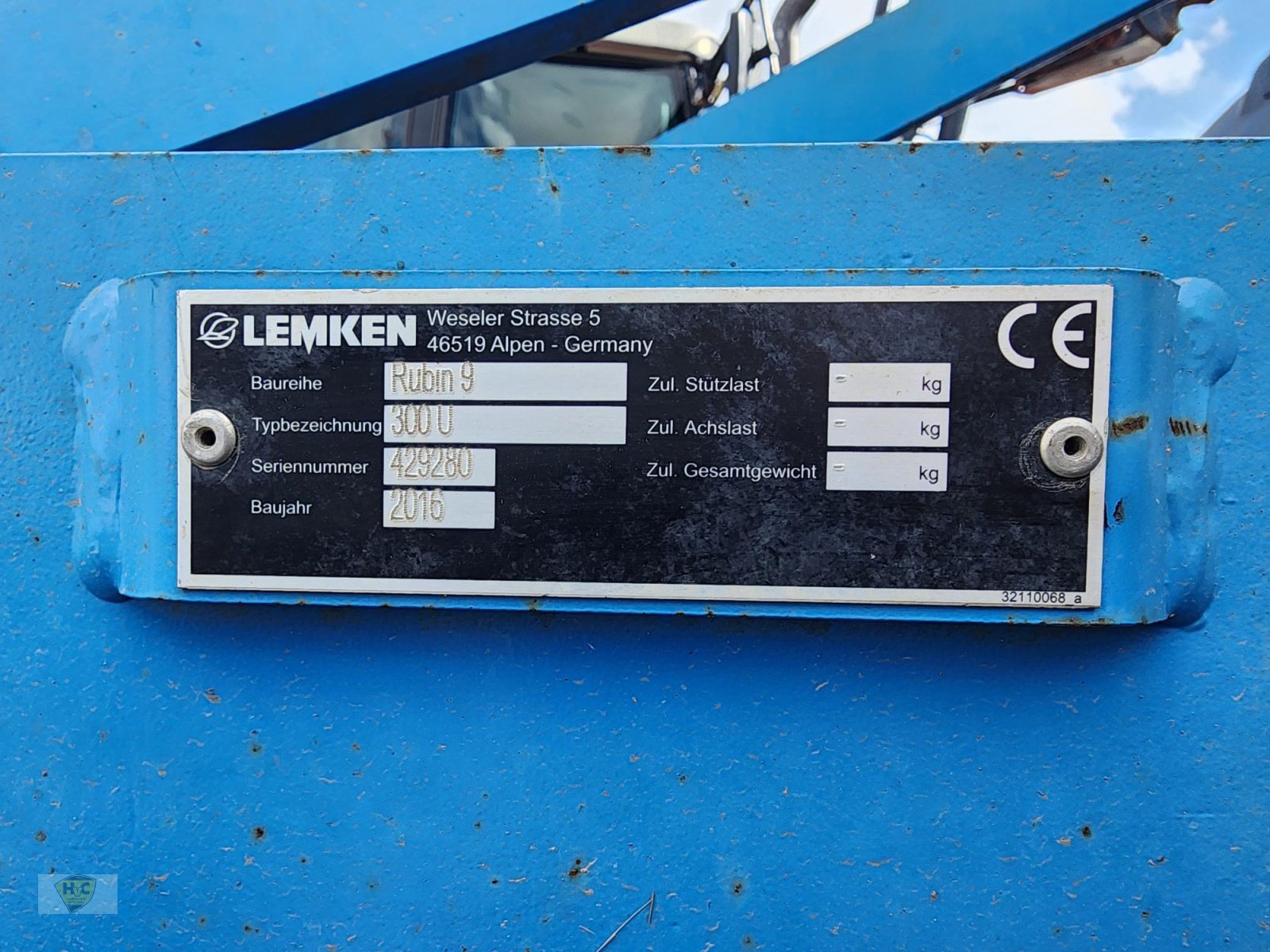 Scheibenegge typu Lemken Rubin 9/300 U, Gebrauchtmaschine w Willanzheim (Zdjęcie 10)