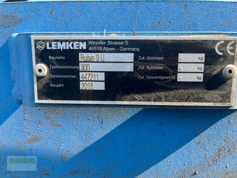 Scheibenegge typu Lemken Rubin 9 U 300, Gebrauchtmaschine w Greven (Zdjęcie 17)