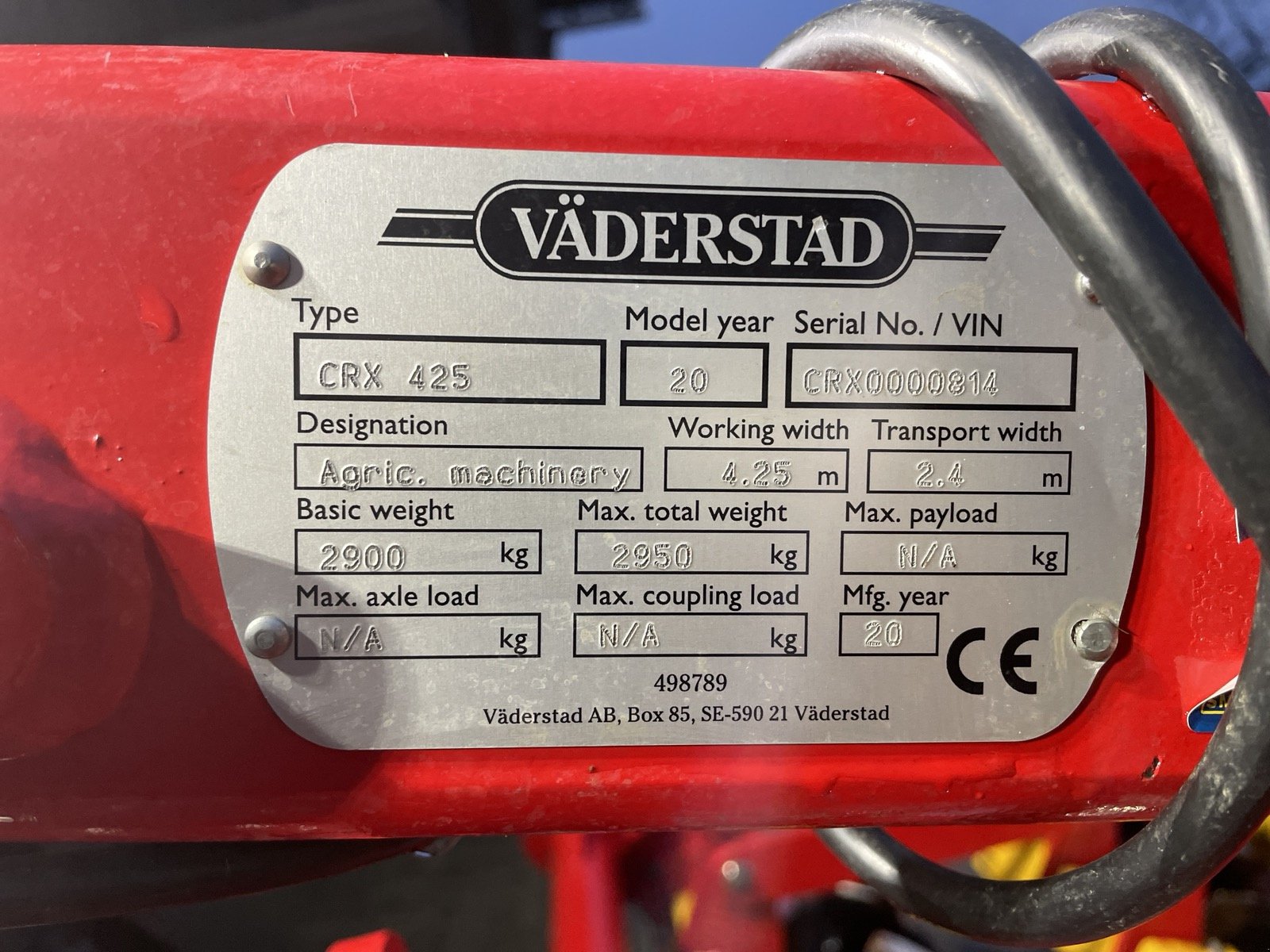 Scheibenegge del tipo Väderstad Carrier X 425, Gebrauchtmaschine en Wallersdorf (Imagen 1)