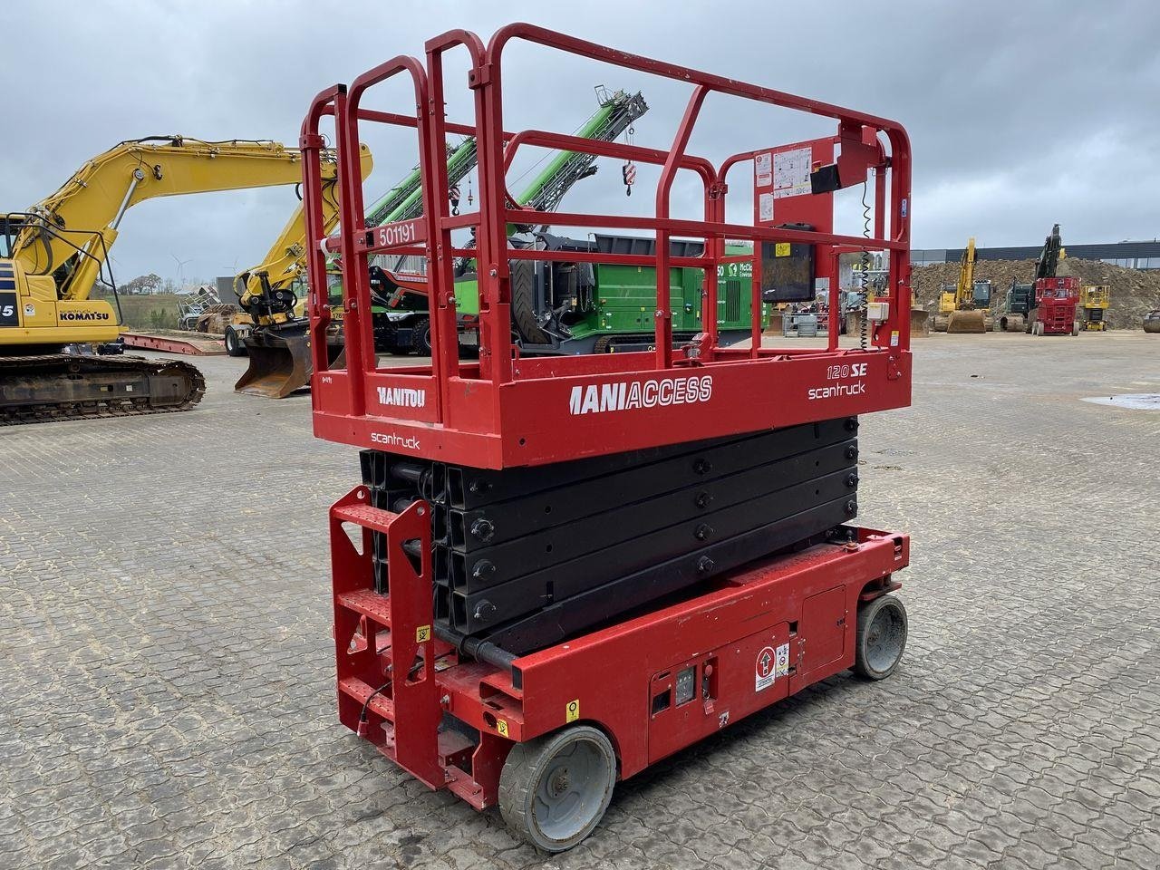 Scherenarbeitsbühne van het type Manitou 120SE, Gebrauchtmaschine in Skive (Foto 4)