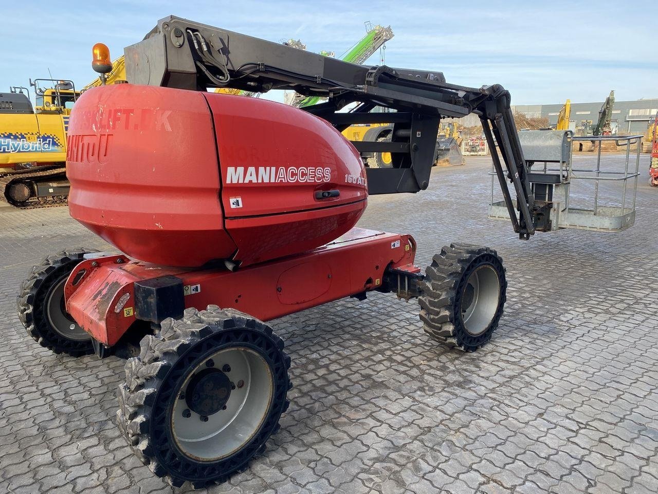 Scherenarbeitsbühne del tipo Manitou 160ATJ RC, Gebrauchtmaschine In Skive (Immagine 4)