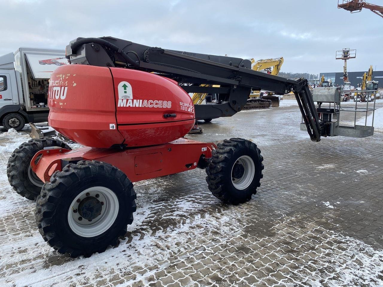 Scherenarbeitsbühne Türe ait Manitou 180ATJ RC, Gebrauchtmaschine içinde Skive (resim 4)