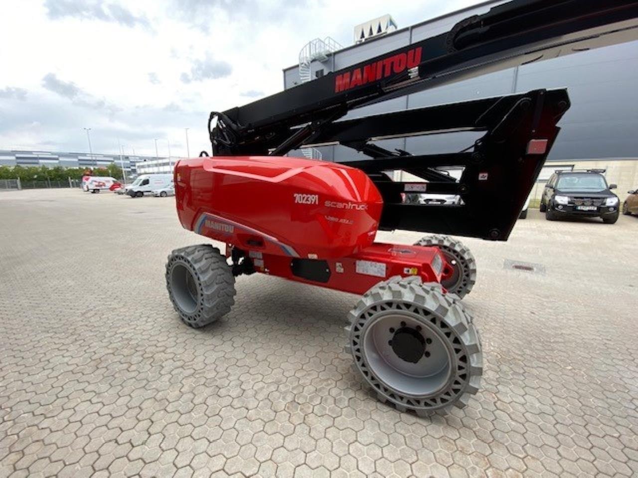 Scherenarbeitsbühne van het type Manitou 200ATJE, Gebrauchtmaschine in Skive (Foto 4)