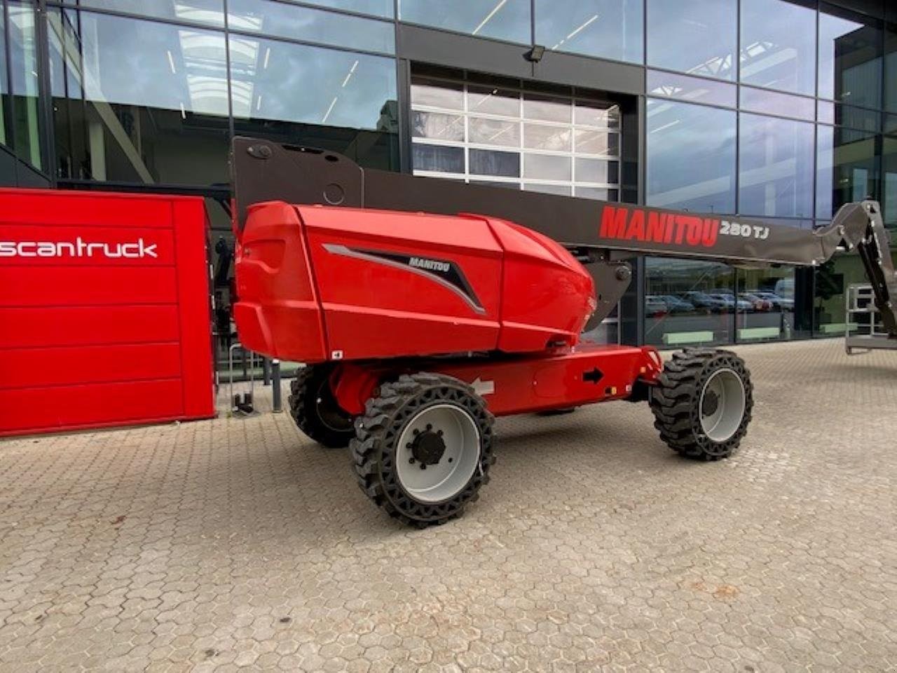 Scherenarbeitsbühne du type Manitou 280TJ, Gebrauchtmaschine en Skive (Photo 1)