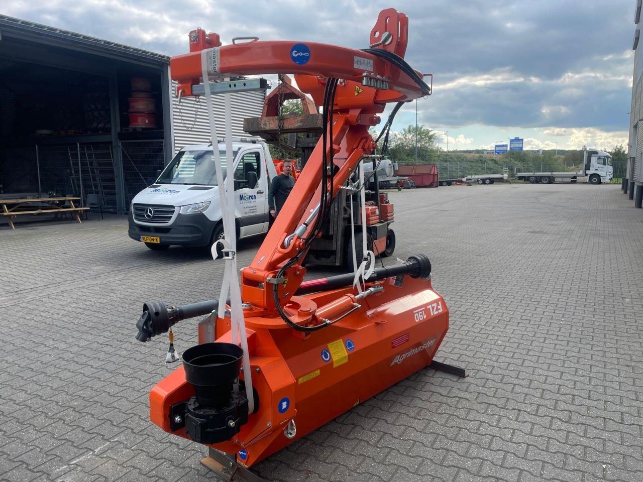 Schlegelmäher des Typs Agrimaster FZL190 Super zijklepelmaaier, Neumaschine in Roermond (Bild 3)