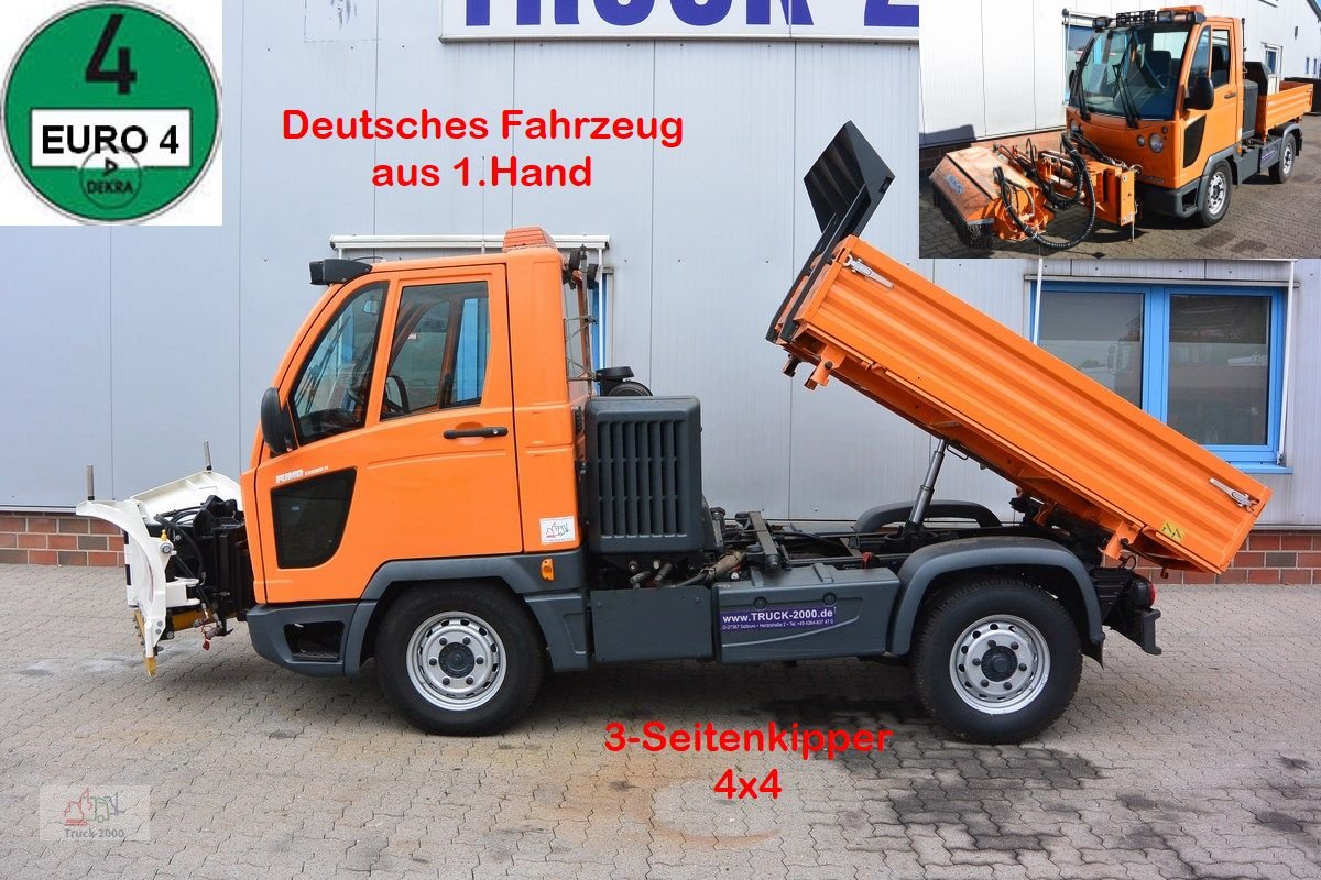 Schlegelmäher Türe ait Multicar M30 4x4 Kipper inkl Fiedler Frontschlegelmähwerk, Gebrauchtmaschine içinde Sottrum (resim 1)