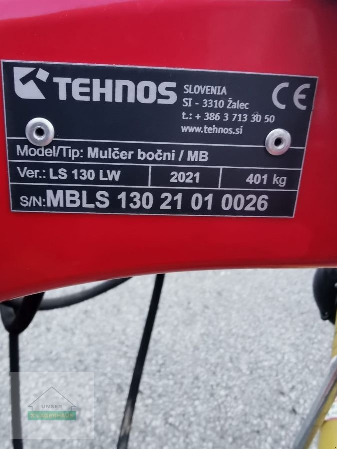 Schlegelmäher typu Tehnos MBLS 130LW, Gebrauchtmaschine v Hartberg (Obrázok 3)