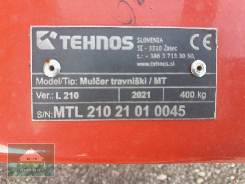 Schlegelmäher του τύπου Tehnos MTL 210, Neumaschine σε Lambach (Φωτογραφία 2)