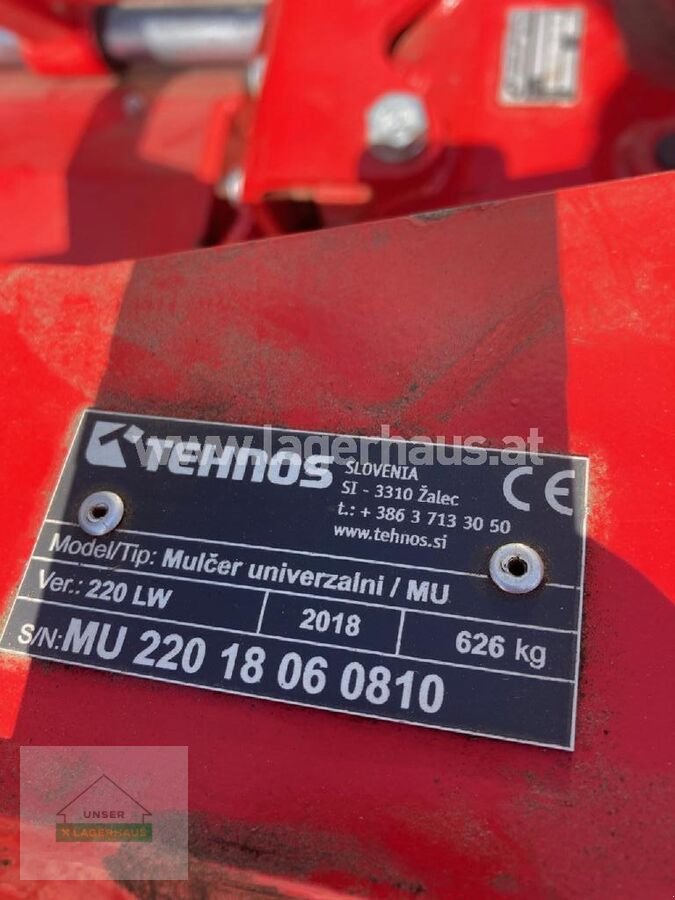 Schlegelmäher typu Tehnos MU 220 LW, Gebrauchtmaschine v Schlitters (Obrázek 4)