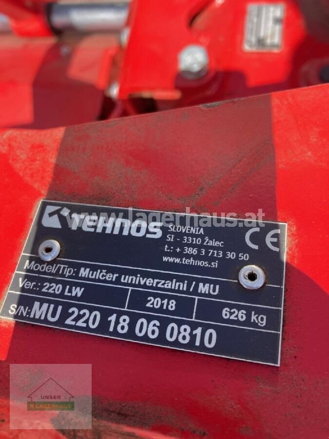 Schlegelmäher za tip Tehnos MU 220 LW, Gebrauchtmaschine u Schlitters (Slika 4)