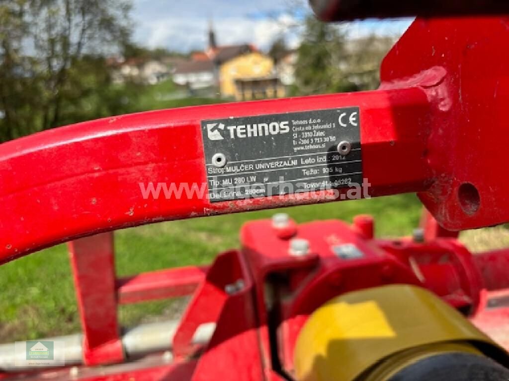 Schlegelmäher du type Tehnos MU 280 LW, Gebrauchtmaschine en Klagenfurt (Photo 2)