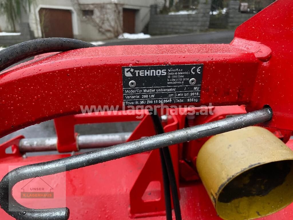 Schlegelmäher tip Tehnos MUL 280 LW, Gebrauchtmaschine in Wartberg (Poză 2)