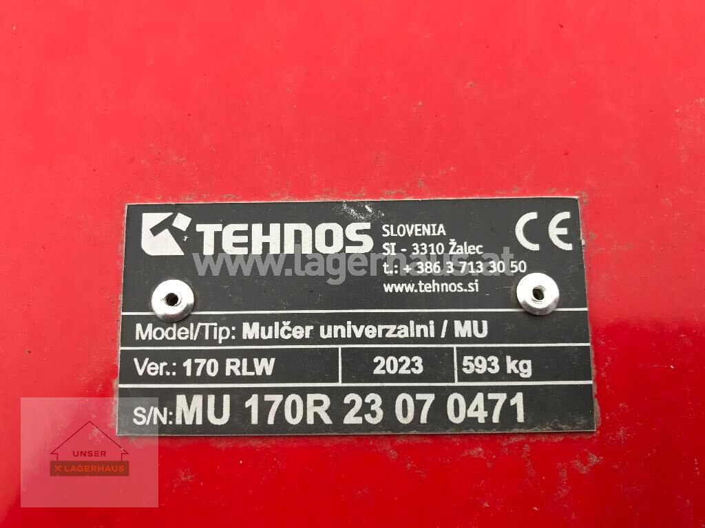 Schlegelmäher tipa Tehnos MULCHER MU170R PROFI LW, Neumaschine u Guntramsdorf (Slika 4)