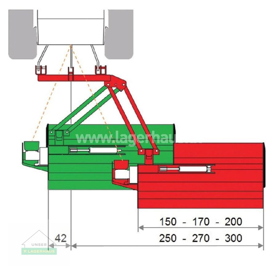 Schlegelmäher del tipo Tehnos SEITENMULCHER MBL 150, Gebrauchtmaschine en Wolkersdorf (Imagen 3)