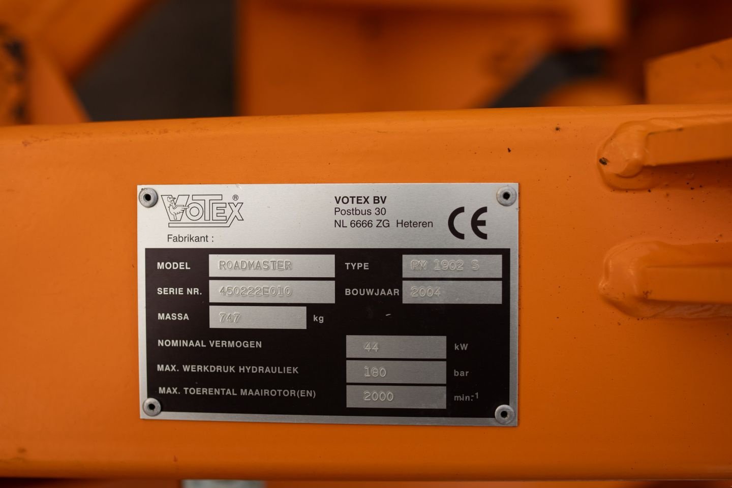 Schlegelmäher of the type Votex Roadmaster 190, Gebrauchtmaschine in Grijpskerk (Picture 7)